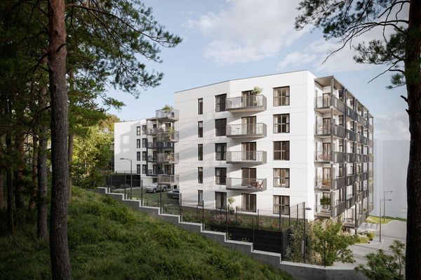 Rzut Zbożowa - Mieszkanie na sprzedaż, Gdynia, Cisowa, 670592  PLN