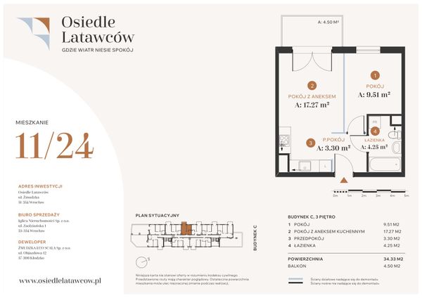 Rzut Osiedle Latawców - C11-24