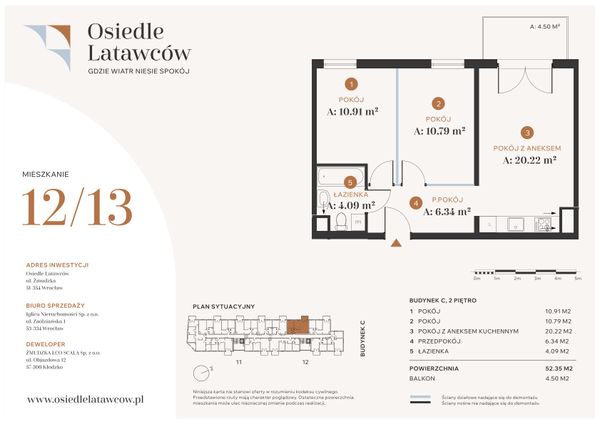 Rzut Osiedle Latawców - C12-13