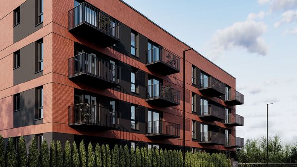 Rzut Murapol Corfa - Mieszkanie na sprzedaż, Katowice, Wełnowiec-Józefowiec, 693612  PLN