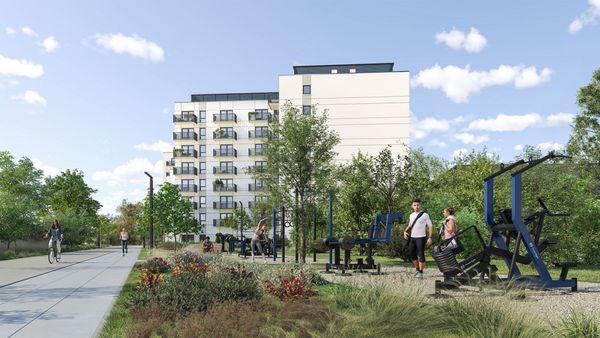Rzut  Murapol Motivo - Mieszkanie na sprzedaż, Wrocław, Fabryczna, 636557  PLN