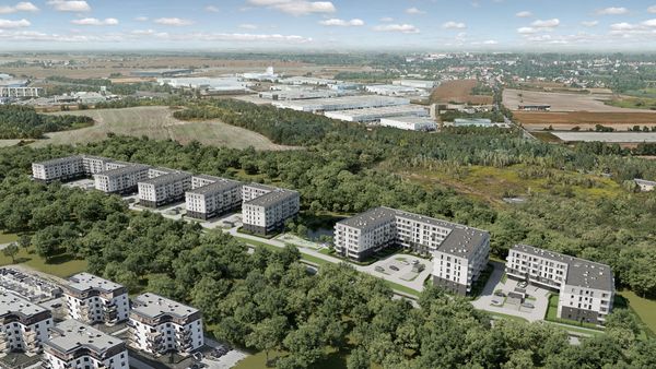 Rzut Murapol Osiedle Szafirove - Mieszkanie na sprzedaż, Gliwice, Stare Gliwice, 667386  PLN