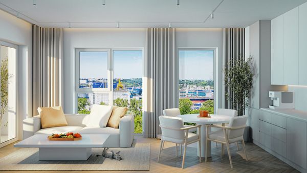 Rzut Wendy - Mieszkanie na sprzedaż, Gdynia, Śródmieście, 677655  PLN