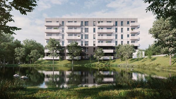 Rzut Murapol Osiedle Szafirove - Mieszkanie na sprzedaż, Gliwice, Stare Gliwice, 480313  PLN