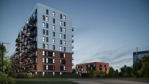 Rzut Murapol Corfa - Mieszkanie na sprzedaż, Katowice, Wełnowiec-Józefowiec, 505716  PLN