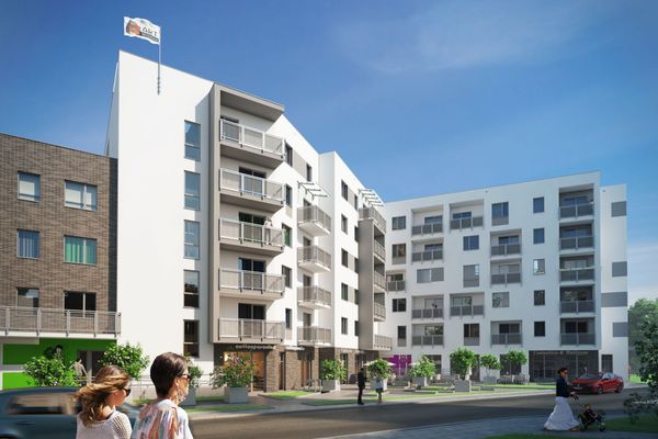 Rzut Art Modern - Komercyjne lokal na sprzedaż, Łódź, Górna, 693105  PLN