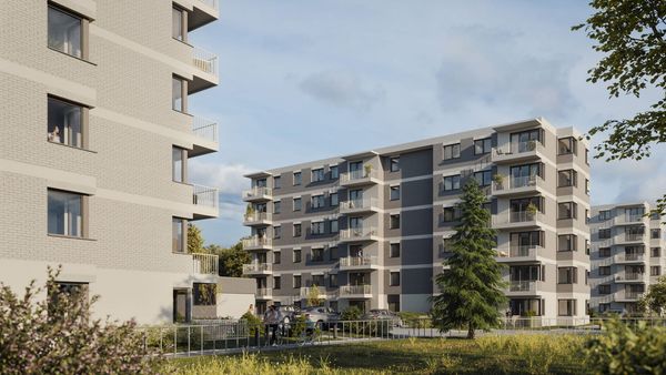 Rzut Apartamenty Krakowska - Mieszkanie na sprzedaż, Wrocław, Krzyki