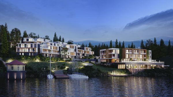 Rzut Lake View Żywiec – Resort&SPA - Mieszkanie na sprzedaż, inne, Nad Jeziorem, 424500  PLN