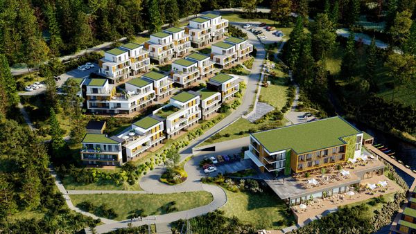 Rzut Lake View Żywiec – Resort&SPA - Mieszkanie na sprzedaż, inne, Nad Jeziorem, 419100  PLN