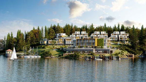 Rzut Lake View Żywiec – Resort&SPA - Mieszkanie na sprzedaż, inne, Nad Jeziorem, 419100  PLN