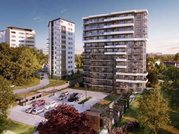 Rzut Osiedle przy Malborskiej - Mieszkanie na sprzedaż, Kraków, Podgórze Duchackie, 738375  PLN