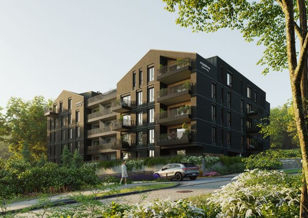 Rzut Antracyt - Mieszkanie na sprzedaż, Gdańsk, Oliwa