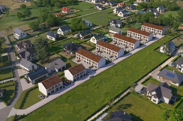 Rzut Południowy Zakątek - Dom na sprzedaż, Mysłowice, Kosztowy, 699000  PLN