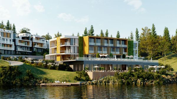 Rzut Lake View Żywiec – Resort&SPA - Mieszkanie na sprzedaż, inne, Nad Jeziorem, 424500  PLN