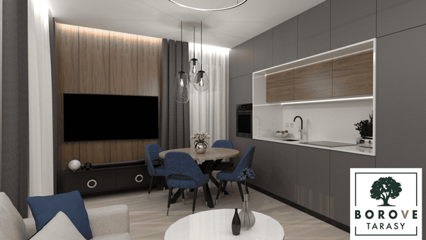 Rzut Borove Tarasy - Mieszkanie na sprzedaż, inne, 331690  PLN