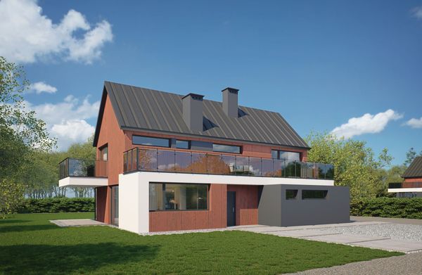 Rzut Mników Zielona Dolina - Dom na sprzedaż, inne, 3109000  PLN