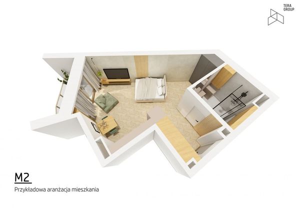 Rzut Apollo Bulvar - Mieszkanie na sprzedaż, Kielce, Centrum, 445643  PLN