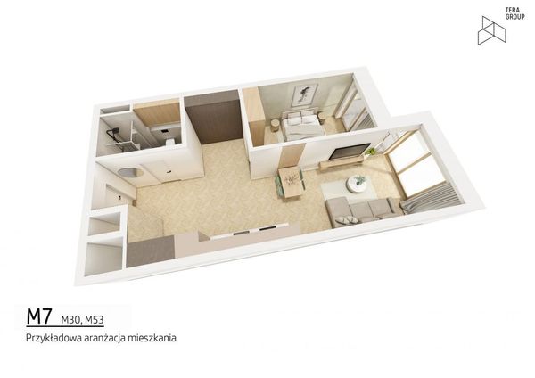 Rzut Apollo Bulvar - Mieszkanie na sprzedaż, Kielce, Centrum, 644484  PLN