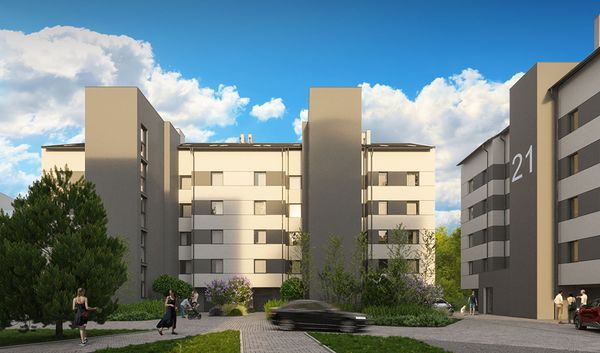 Rzut Leśny Zakątek - Mieszkanie na sprzedaż, Ruda Śląska, Kochłowice, 407962  PLN