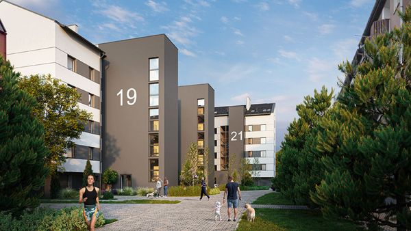 Rzut Leśny Zakątek - Mieszkanie na sprzedaż, Ruda Śląska, Kochłowice, 511758  PLN