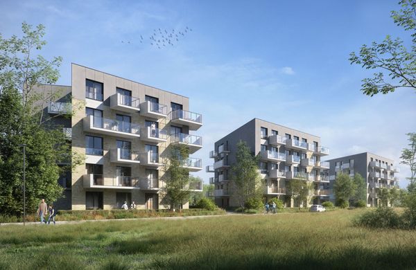 Rzut Tutaj Bunscha - Mieszkanie na sprzedaż, Kraków, Dębniki, 935535  PLN