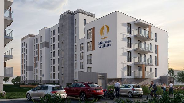 Rzut Mierzeja Wiślana etap III - Mieszkanie na sprzedaż, Kraków, Podgórze