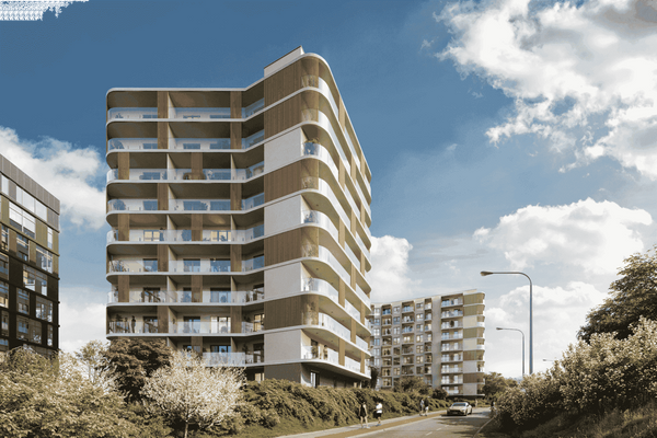 Rzut Mieszkaj w Mieście – Przy Bonarce - Mieszkanie na sprzedaż, Kraków, Podgórze Duchackie, 625000  PLN