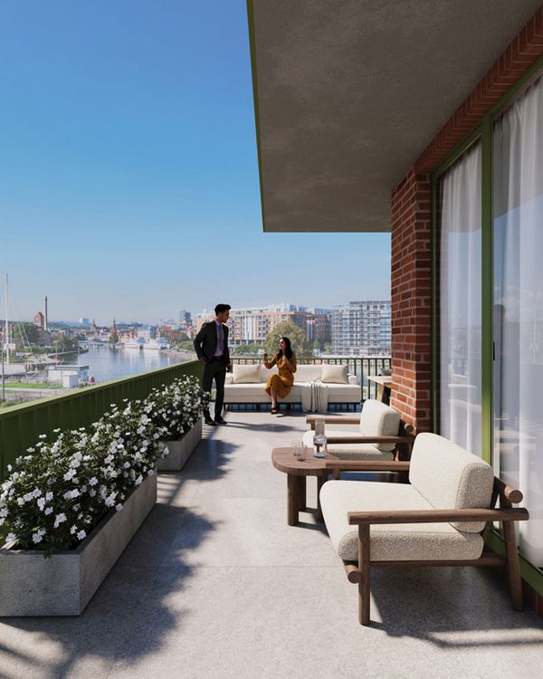 Rzut GEDANIA Riverside Living - Mieszkanie na sprzedaż, Gdańsk, Śródmieście, 603504  PLN