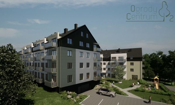 Rzut Ogrody Centrum 2 - Mieszkanie na sprzedaż, Bielsko-Biała, 410000  PLN
