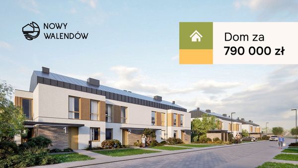 Rzut Nowy Walendów - Dom na sprzedaż, inne, 840000  PLN