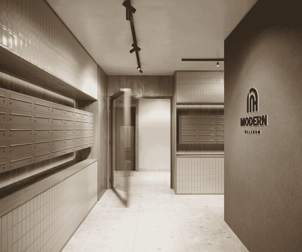 Rzut Modern Helenów - Mieszkanie na sprzedaż, Łódź, Bałuty, 419554  PLN