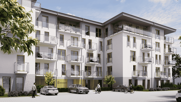 Rzut Apartamenty Stażystów - Mieszkanie na sprzedaż, Bielsko-Biała, Komorowice Krakowskie, 513804  PLN