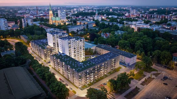 Rzut Murapol UniverCity - Mieszkanie na sprzedaż, Łódź, Polesie, 382494  PLN