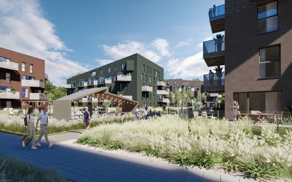 Rzut Osiedle Hierowskiego - Mieszkanie na sprzedaż, Katowice, Kostuchna, 598500  PLN