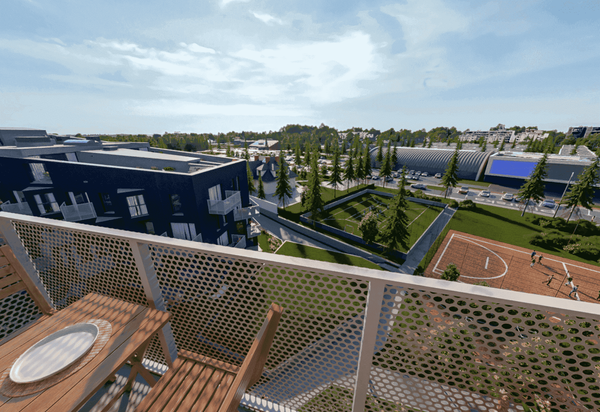 Rzut Osiedle Hierowskiego - Mieszkanie na sprzedaż, Katowice, Kostuchna, 598500  PLN