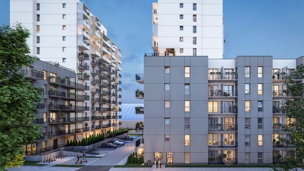 Rzut Murapol UniverCity - Mieszkanie na sprzedaż, Łódź, Polesie, 602550  PLN