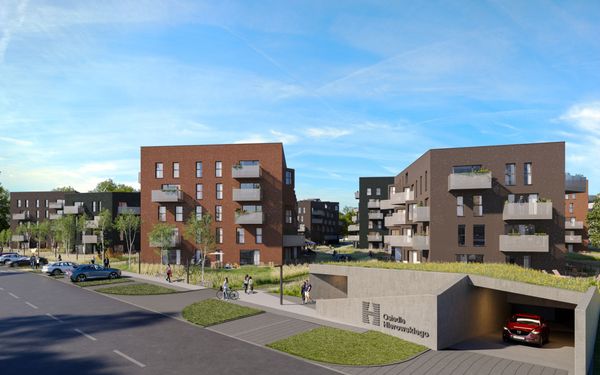 Rzut Osiedle Hierowskiego - Mieszkanie na sprzedaż, Katowice, Kostuchna, 598500  PLN
