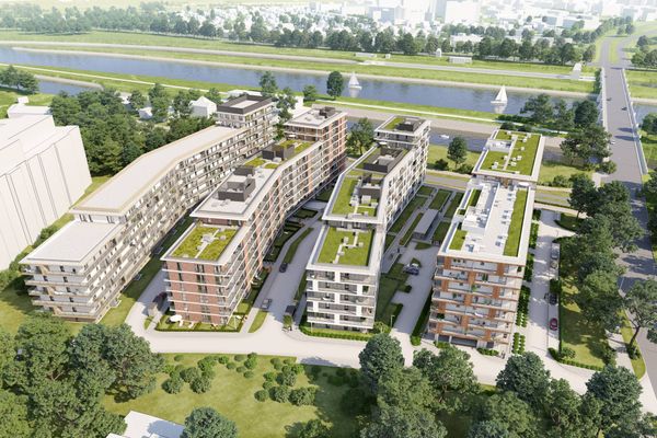 Rzut Wybrzeże Reymonta 3 - Mieszkanie na sprzedaż, Wrocław, Psie Pole, 562513  PLN