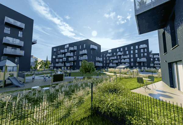 Rzut Osiedle Hierowskiego - Mieszkanie na sprzedaż, Katowice, Kostuchna, 598500  PLN
