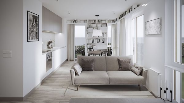 Rzut Jodłowicka 5 - Mieszkanie na sprzedaż, Wrocław, Fabryczna, 710748  PLN