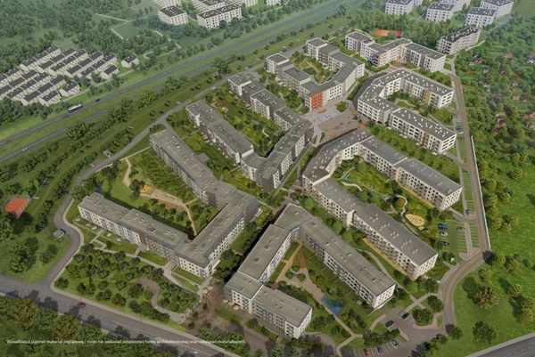 Rzut Wolne Miasto etap VIII - Mieszkanie na sprzedaż, Gdańsk, Ujeścisko-Łostowice, 832283  PLN