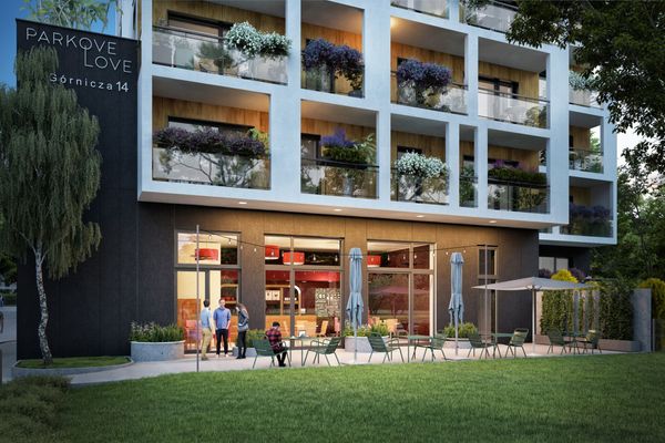 Rzut Parkove Love - apartamenty inwestycyjne - Komercyjne lokal na sprzedaż, Łódź, Bałuty, 678866  PLN