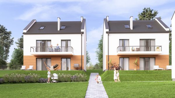 Rzut Zielone Koźmice - Mieszkanie na sprzedaż, inne, 703000  PLN