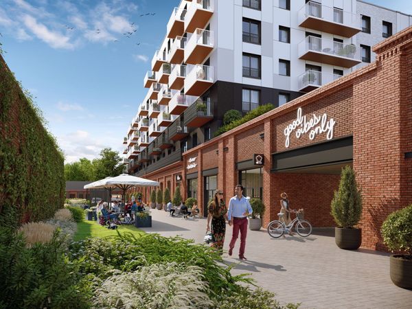 Rzut Apartamenty nad Oławką  - Mieszkanie na sprzedaż, Wrocław, Krzyki, 1056399  PLN