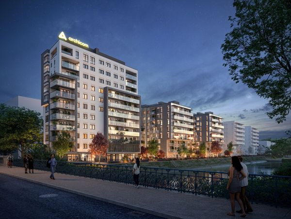 Rzut Przystań Reymonta II - Mieszkanie na sprzedaż, Wrocław, Psie Pole, 669130  PLN