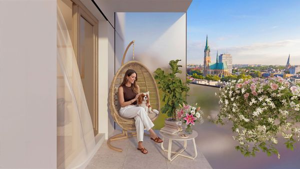 Rzut Murapol UniverCity - Mieszkanie na sprzedaż, Łódź, Polesie, 558823  PLN
