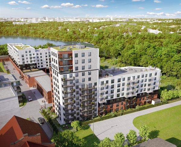 Rzut Apartamenty nad Oławką  - Mieszkanie na sprzedaż, Wrocław, Krzyki, 1056399  PLN