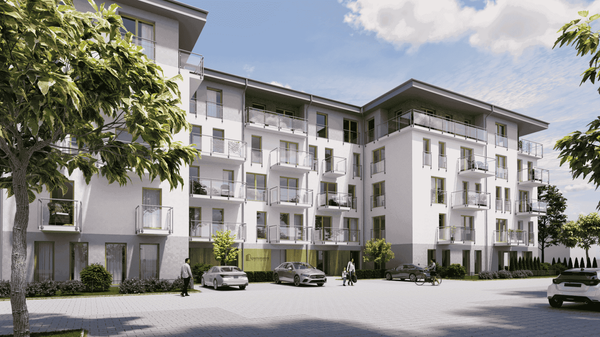 Rzut Apartamenty Stażystów - Mieszkanie na sprzedaż, Bielsko-Biała, Komorowice Krakowskie, 388360  PLN