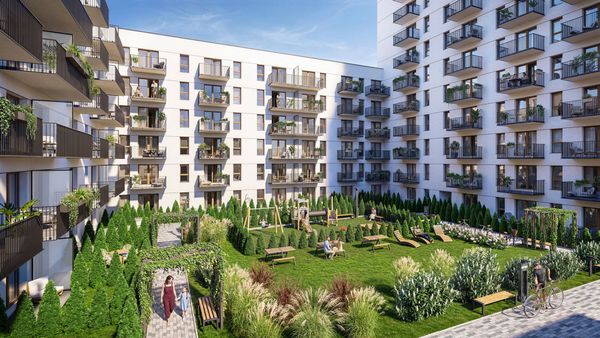 Rzut Murapol UniverCity - Mieszkanie na sprzedaż, Łódź, Polesie, 558823  PLN