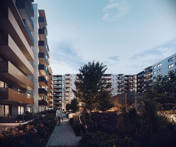 Rzut Południk 17 II - Mieszkanie na sprzedaż, Wrocław, Krzyki, 654364  PLN